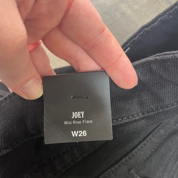 True Religion Joey Mid Rise Flare Black Jeans - Picture 10 of 10